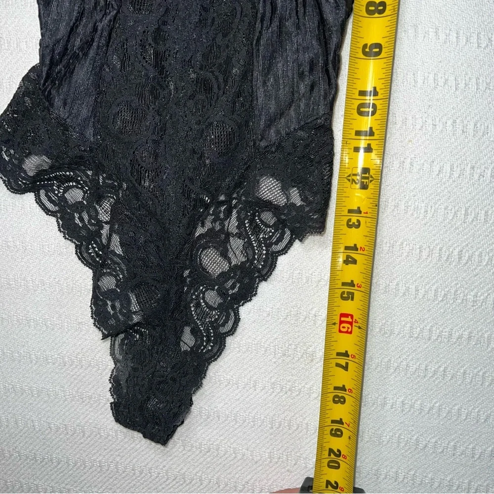 Whimsigoth Babydoll Lacy Bodysuit Womens XS Coquette Sexy Intimate Romantic - Picture 7 of 7